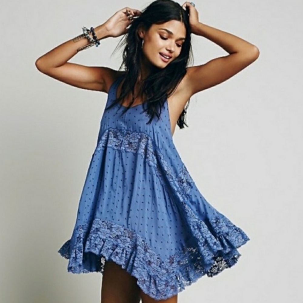Free People She Swings Slip Dress